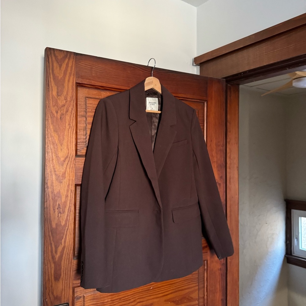 Abercrombie & Fitch Dark Brown Blazer